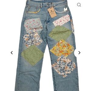 DENIMIST Patched Boyfriend Jean